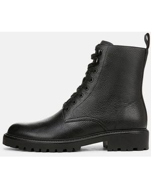 Vince Dominic Leather Boot - Black