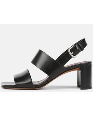 Vince Oliana Leather Heeled Sandal - White