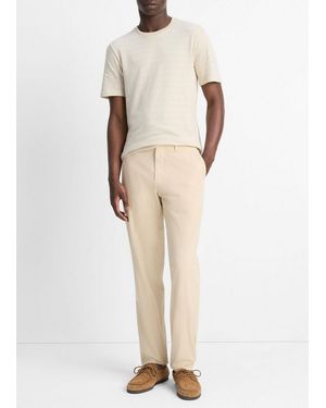Vince Owen Athletic Washed Cotton Pant - Natural