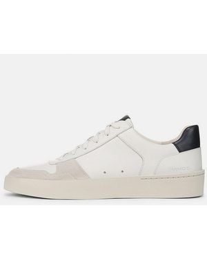 Vince Peyton Leather Trainer - White