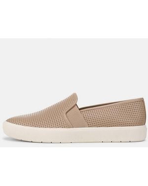 Vince Blair Perforated Leather Sneaker - White