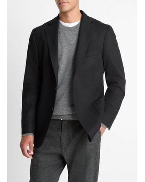 Vince Cashmere Relaxed Sport Coat - Black