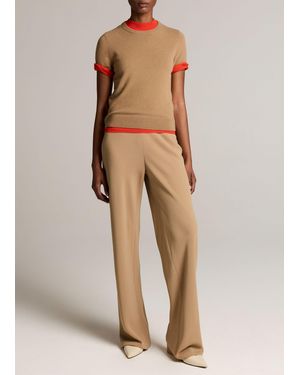 Vince Colette High-Rise Crepe Bias Pant - Multicolour