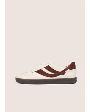 Vince Oasis Leather & Suede Sneaker - Natural