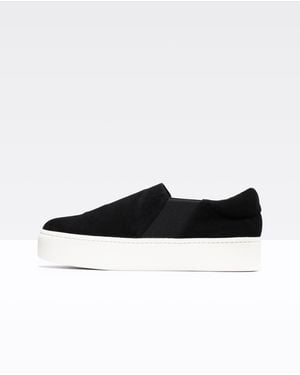 Vince Suede Warren Trainer - White