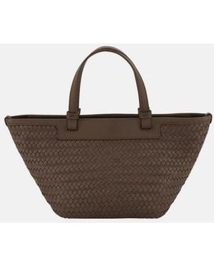 Vince Marin Woven Leather Mini Tote - Multicolor