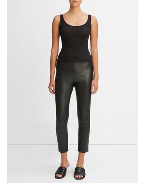 Vince Leather Legging - Black