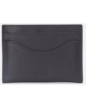 Vince Nappa Leather Cardholder - Grey