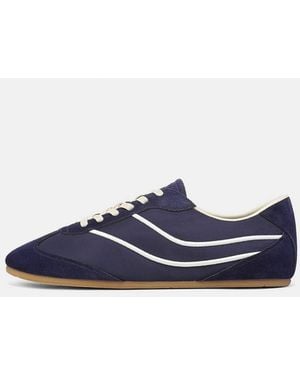 Vince Sunset Suede Trainer - Blue