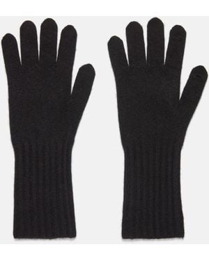 Vince Plush Cashmere Gloves - Black
