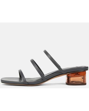 Vince Palm Springs Leather Heeled Sandal - White