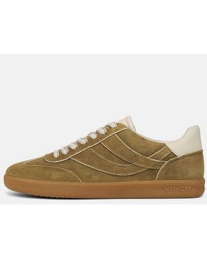 Vince Oasis Contrast-Edge Suede Sneaker - Multicolor