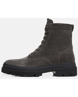Vince Raider Suede Boot - Black