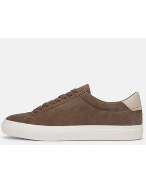 Vince Fulton Suede Trainer - Brown