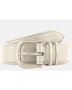 Vince Ainsley 30Mm Double-Keeper Leather Belt - Natural