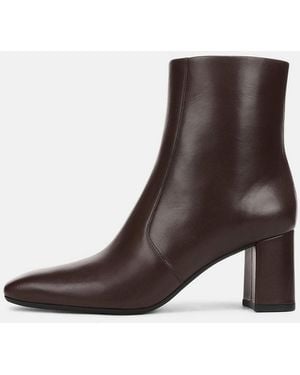 Vince Tegan Leather Ankle Boot - Brown
