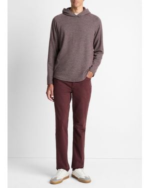 Vince Dylan Slim 5-Pocket Peached Stretch-Cotton Pant - Multicolour