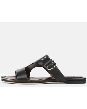 Vince Verona Leather Sandal - Black