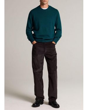 Vince Relaxed Italian Cotton Corduroy 5-Pocket Pant - Blue