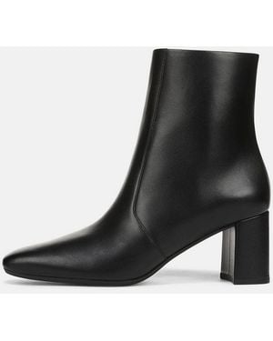 Vince Tegan Leather Ankle Boot - Black