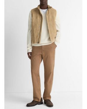 Vince Suede Vest - Natural