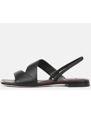 Vince Parker Leather Slingback Sandal - White