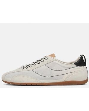 Vince Catalina Suede & Mesh Sneaker - White