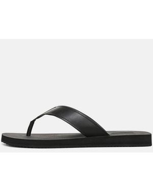 Vince Fiji Leather Thong Sandal - White