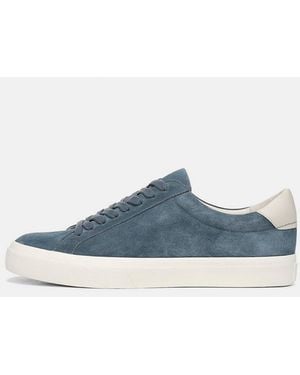 Vince Fulton Suede Trainer - Blue