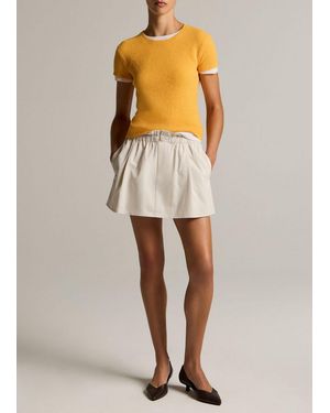Vince Cotton Pull-On Skort - Multicolour