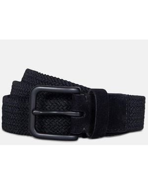 Vince 32Mm Stretch-Woven Belt - Blue
