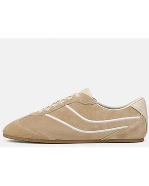 Vince Sunset Suede Sneaker - White
