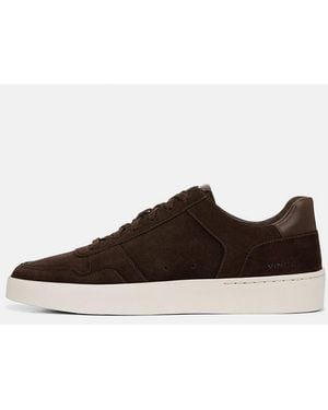 Vince Peyton Suede Trainer - Brown