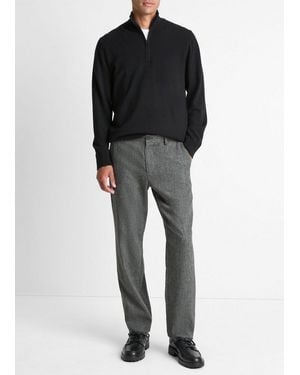Vince Owen Athletic Mélange Trouser - Black