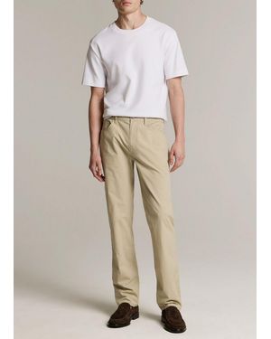 Vince Dylan Slim 5-Pocket Stretch-Cotton Pant - Natural