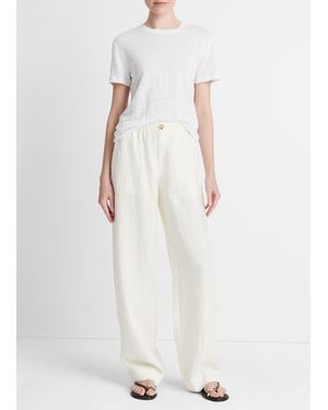 Vince Hemp Utility Pant, Off White, Size 00