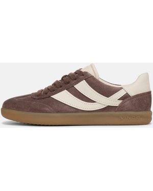 Vince Oasis Suede & Leather Trainer - Brown