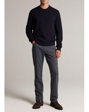 Vince Dylan Slim 5-Pocket Peached Stretch-Cotton Pant - Black