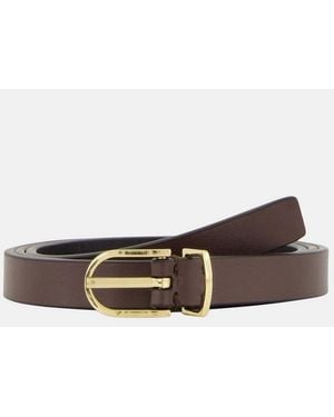 Vince 14Mm Metal-Loop Belt - White