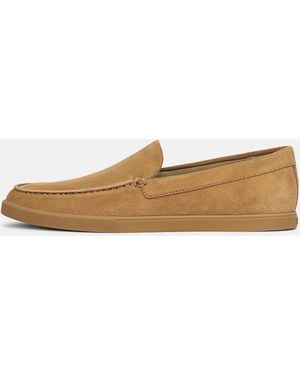 Vince Sonoma Suede Loafer - White