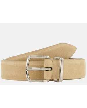 Vince Kaia 25Mm Suede Belt - Natural
