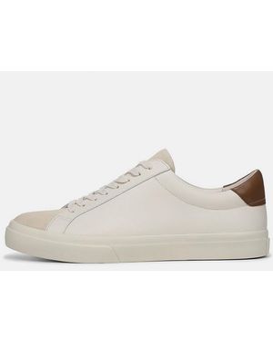 Vince Fulton Leather Trainer - White