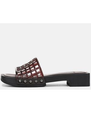 Vince Barbara Jelly Slide Sandal - White