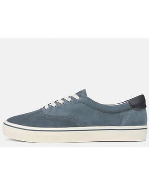 Vince Seaside Suede Trainer - Blue