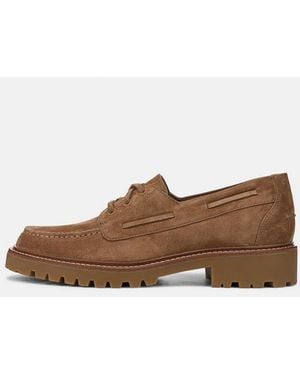 Vince Dillon Suede Lug Loafer - Brown