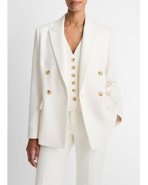 Vince Sculptural Tailored Blazer - Natural