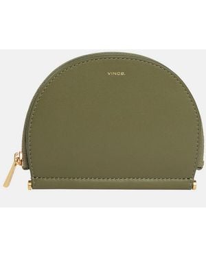 Vince Demma Leather Small Wallet - Green