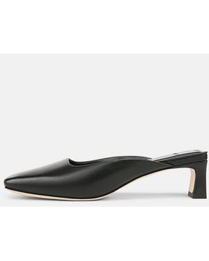 Vince Electra Leather Mule - White