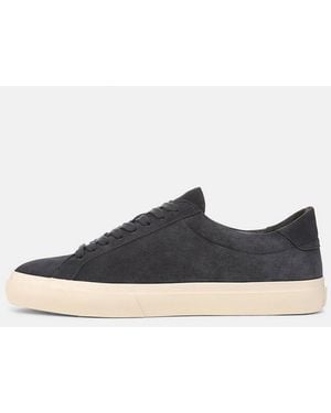 Vince Fulton Suede Trainer - White