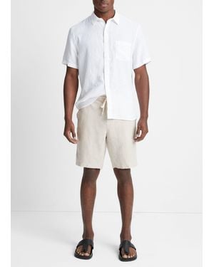 Vince Lightweight Hemp Short, Beige, Size M - Natural